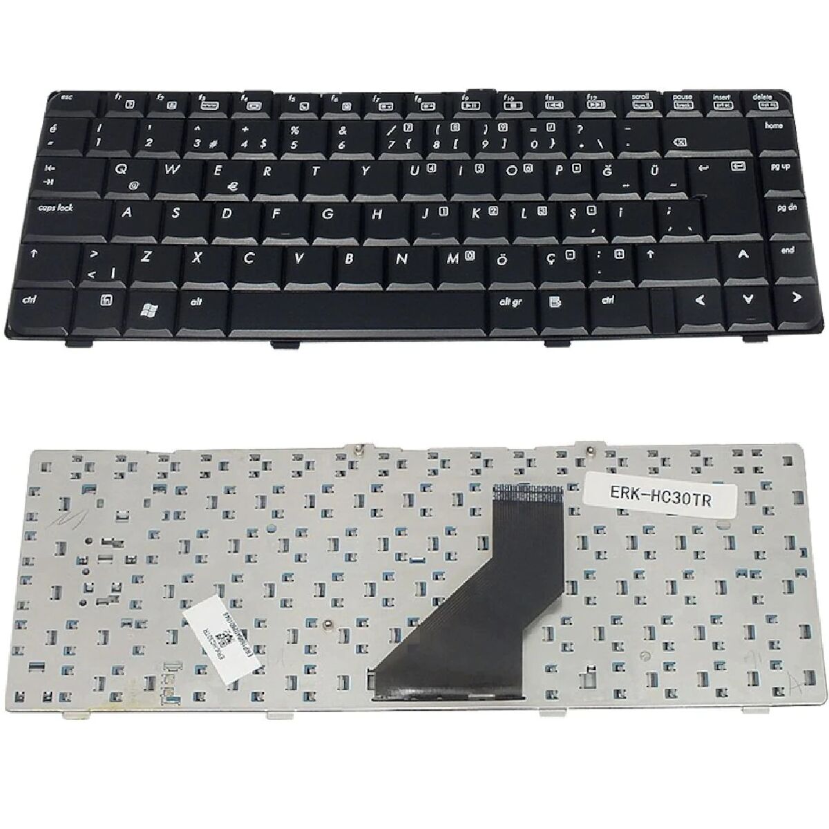 Hp Pavilion DV6000, DV6100, DV6200 Klavye Tuş Takımı Tuş Seti Siyah Türkçe