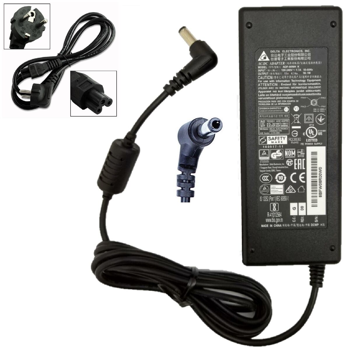 Delta Electronics Grundig GNB 1568 B1 i5, 11G-GNB1568B1I5 Adaptör Şarj Aleti Şarj Cihazı