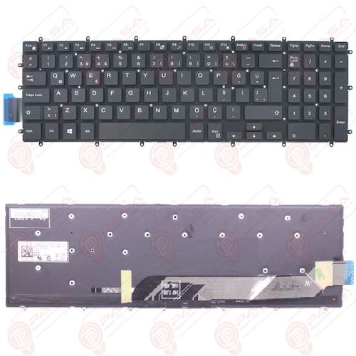 Dell inspiron 7778, 17-7778, 17 7778 Klavye Siyah Işıklı TR