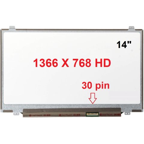 Acer Aspire E1-430P-21174G50MNKK Uyumlu Ekran Panel 14 Slim 30 Pin 1366 x 768