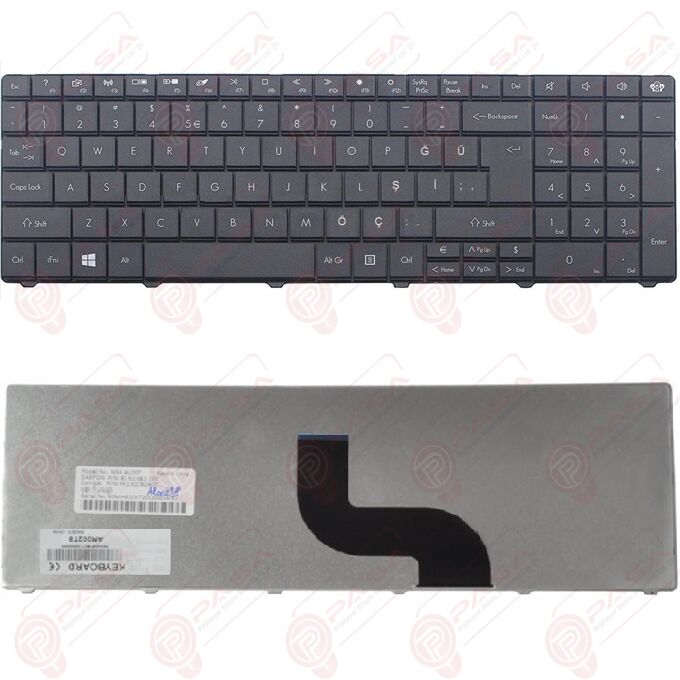 Packard Bell Q5WTC, V5WT2, Z5WT1 Klavye Tuş Takımı Türkçe Siyah Q Notebook Klavye
