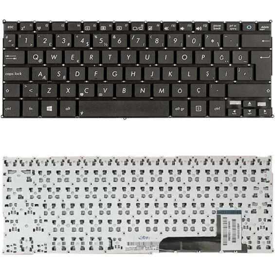 Asus E205S, E205SA Klavye Tuş Takımı Tuş Seti Siyah Türkçe