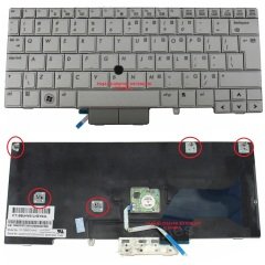 Hp 90.4DP07.C0T, 90.4DP07.C0T, 90.4DP07.C01 Klavye Tuş Takımı Tuş Seti Gri Türkçe