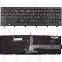 Dell 051CHY, 51CHY, 08XN93, 8XN93 Klavye Tuş Takımı Tuş Seti Led Işıklı Siyah Türkçe