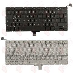 Apple MacBook Pro MC700LL/A, MC700TU/A, MC724LL/A, MC724TU Klavye Tuş Takımı Tuş Seti Siyah Türkçe