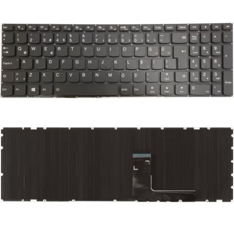 Lenovo 5CB0L37533, 5CB0L37526, 5CB0L46631, 5CB0L46658 Uyumlu Klavye Tuş Takımı Siyah Türkçe