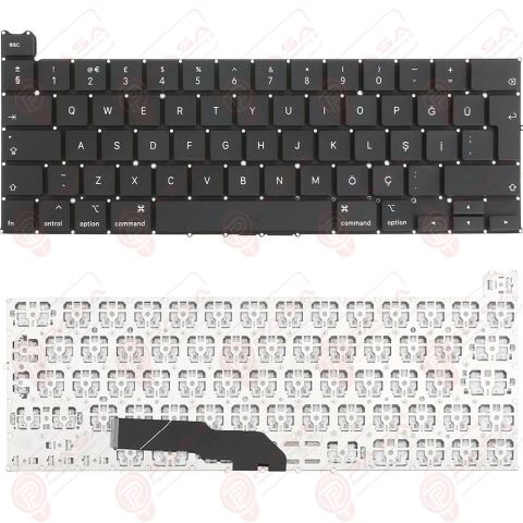 Apple MacBook Pro MWP42LL/A, MWP42TU/A, MWP52LL/A, MWP52TU/A Klavye Tuş Takımı Tuş Seti Siyah Türkçe