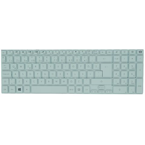 Acer Aspire E1-570-33214G50Mnkk Uyumlu Klavye Beyaz Tuş Takımı Tuş Seti Türkçe