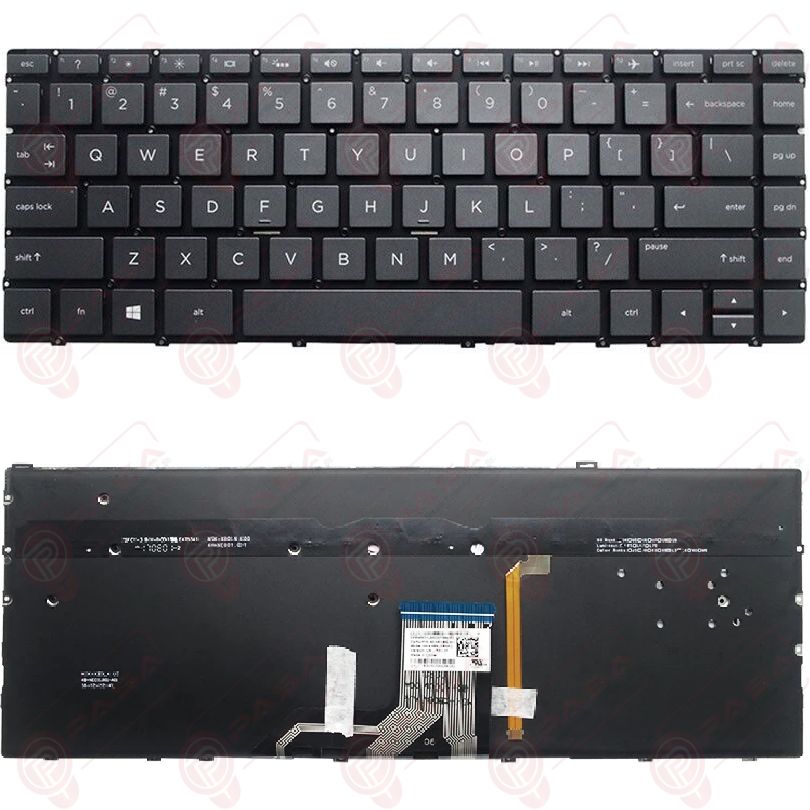Hp Envy 13-AD008NT, 13-AD100NT, 13-AD101NT Klavye Tuş Takımı Tuş Seti Led Işıklı Siyah Türkçe