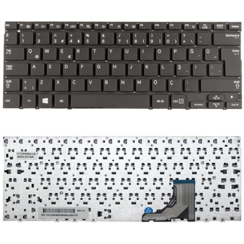Samsung NP540U3C, NP540U3C-A01TR, NP540U3C-A02TR, NP540U3C-A03TR Uyumlu Klavye Tuş Takımı Siyah TR