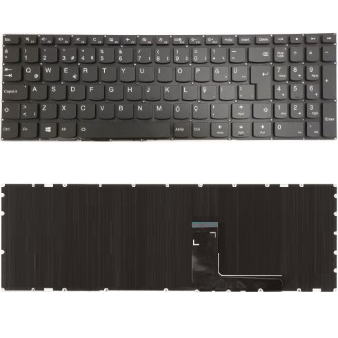 Lenovo 5CB0M29129, 5CB0M32036, 5CB0M31717, 5CB0M31697 Uyumlu Klavye Tuş Takımı Siyah Türkçe