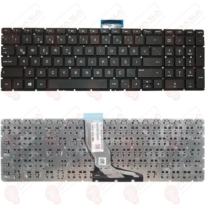 Hp 15-BS040NT, 15-BS041NT, 15-BS042NT Klavye Tuş Takımı Q Siyah Renk Türkçe Keyboard