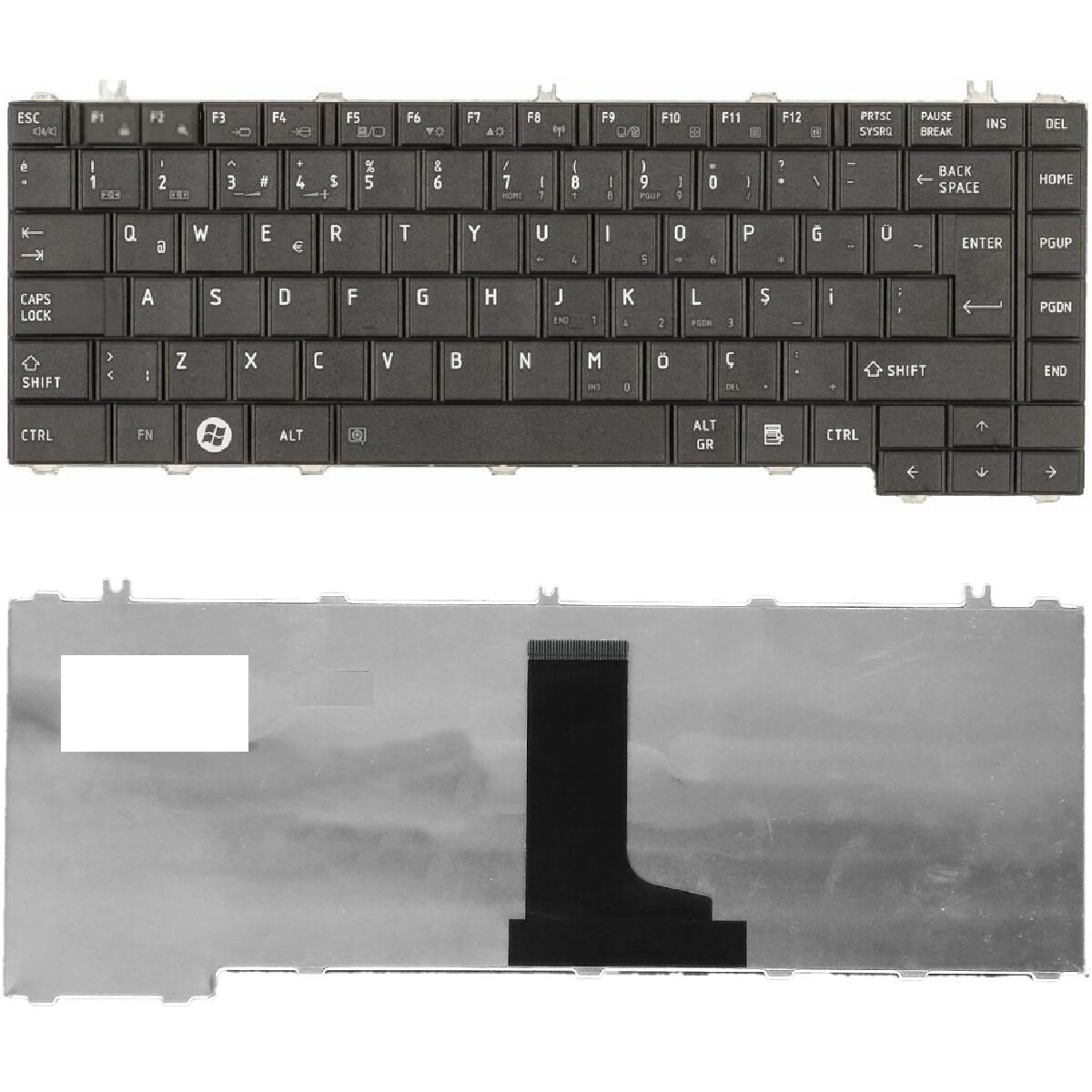 Toshiba Satellite L735-10M, L735-10N, L735-10P Klavye Siyah TR