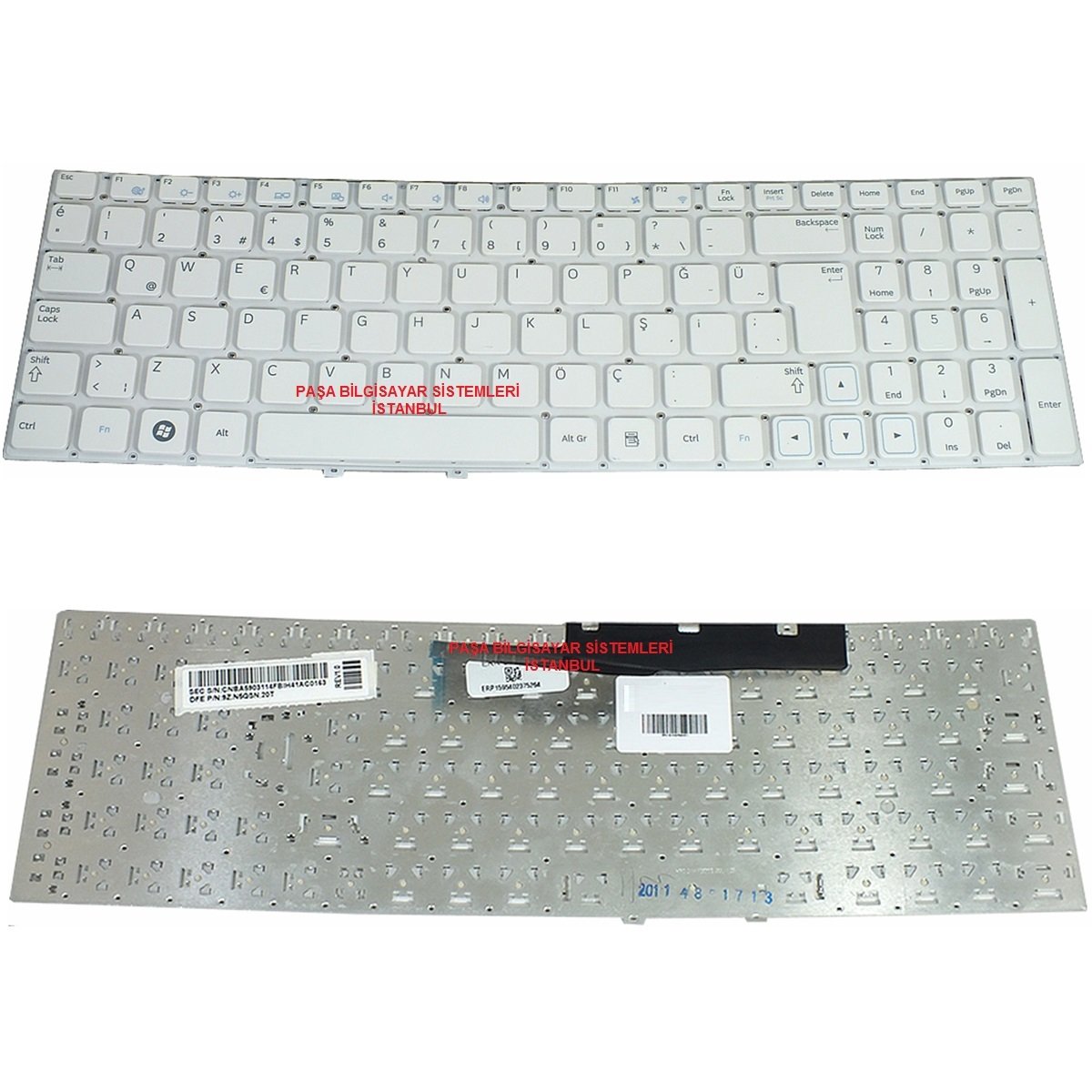 Samsung NP300E5A-A02TR, NP300E5A-SONTR Klavye Beyaz TR