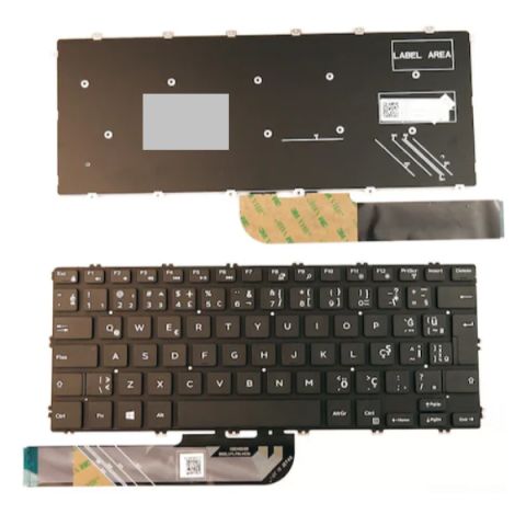 Dell C1PRN, 0C1PRN, VGR8N, 0VGR8N Klavye Tuş Takımı Tuş Seti Siyah Türkçe