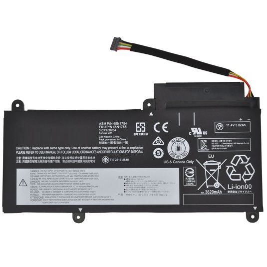 Lenovo 45N1753, 45N1755, 45N1757, 45N1754, 45N1756 Uyumlu Batarya Pil