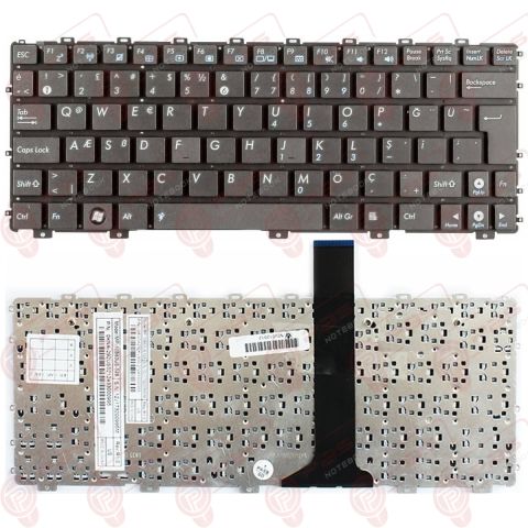 Asus Eee Pc 1025, 1025C, 1025CE Klavye Tuş Takımı Tuş Seti Q Türkçe Siyah