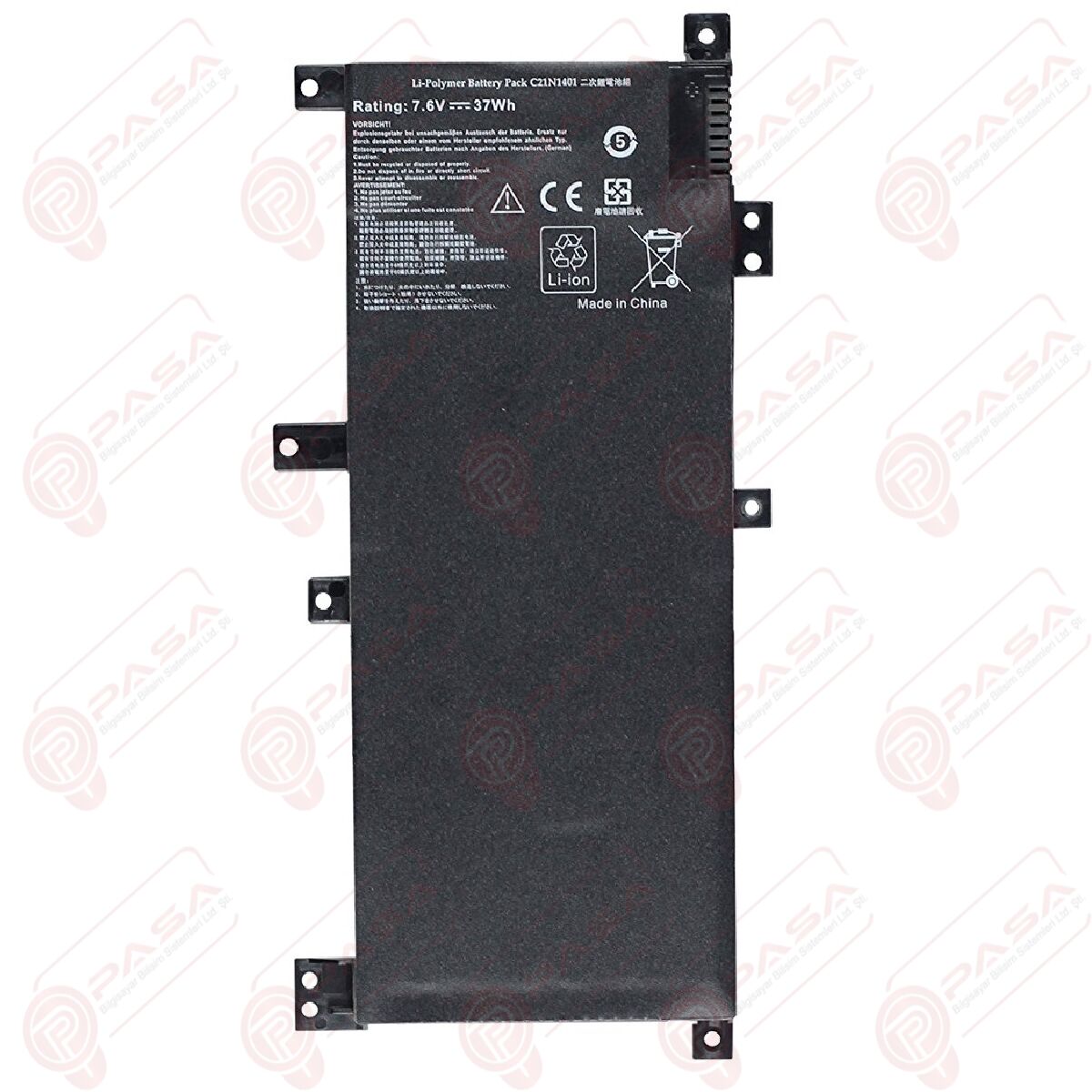 Asus A455, A455L, A455LA, A455LB, A455LD,  A455LJ, A455LF, A455LN Uyumlu Batarya Pil Fast