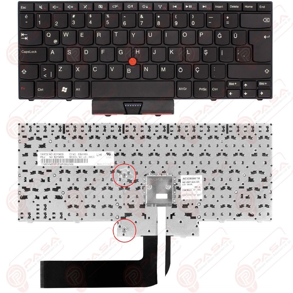 ibm Lenovo ThinkPad Edge 14 Klavye Siyah TR