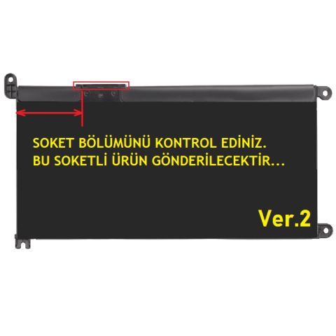 FitCell Dell inspiron 5485, 14 5485, 14-5485 Uyumlu Batarya Pil