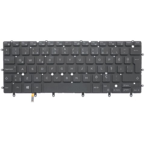 Dell 9Z.NCALN.001, 9Z.NCALN.201 Uyumlu Klavye Tuş Takımı Tuş Seti Led Işıklı Siyah Türkçe