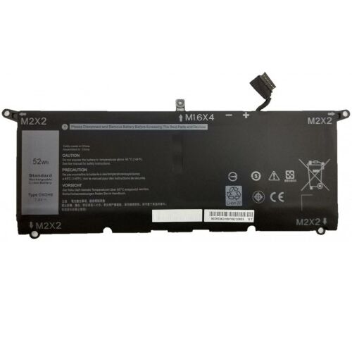 Nion Dell H754V, 0H754V, HK6N5, 0HK6N5, G8VCF 0G8VCF Uyumlu Batarya Pil