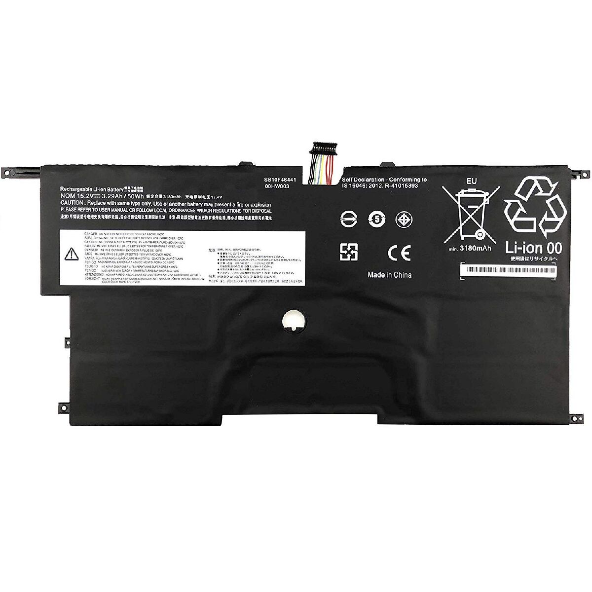 FitCell Lenovo SB10F46440, SB10F46441, 00HW002, 00HW003 Uyumlu Batarya Pil