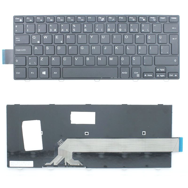 Dell inspiron 3451, 14-3451 Klavye Siyah TR
