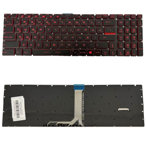 MSI GE63VR 7RF GE63VR7RF Klavye Kırmızı Tuş RGB Işıklı Ver.2 TR