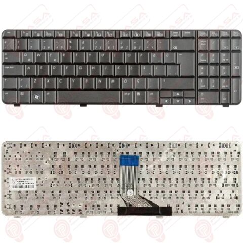 Compaq 509941-001, 509941-141, 532819-001, 532819-141 Klavye Tuş Takımı Tuş Seti Siyah Türkçe