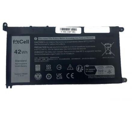 FitCell Dell VM732, 0VM732, WJPC4, 0WJPC4, YRDD6, 0YRDD6 Uyumlu Batarya Pil