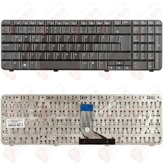 Compaq 9J.N0Y82.60T, 9J.N0Y82.601 Klavye Tuş Takımı Tuş Seti Siyah Türkçe