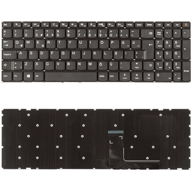 Lenovo 5CB0L46282, 5CB0L46295, 5CB0L46253 Klavye Siyah TR