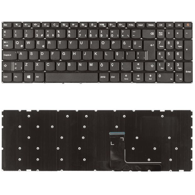 Lenovo ideaPad 110-15AST, 80TR Klavye Siyah TR