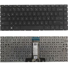 Hp 14S-FQ0014NT, 14S-FQ0020NT, 14S-FQ0036NT Klavye Tuş Takımı Q Siyah Renk Türkçe Keyboard