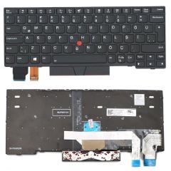 Lenovo ThinkPad X395, 20NM, 20NL Klavye Tuş Takımı Siyah TR