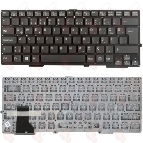 Sony Vaio SVS1312S9R, SVS13A12FXB, SVS131C1EM Klavye Siyah TR