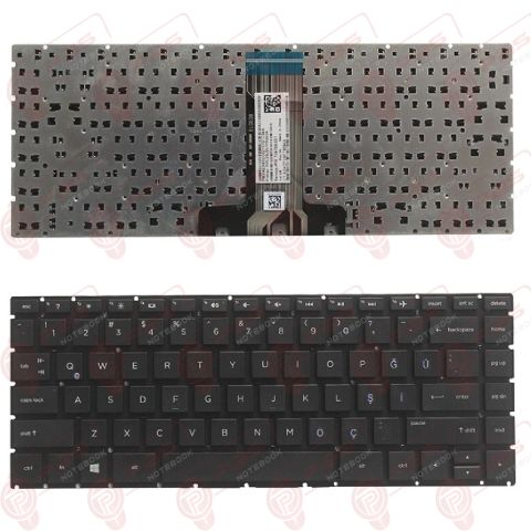 Hp Pavilion 14-BK004NT, 14-BK061ST Klavye Tuş Takımı Türkçe Siyah Q Notebook Klavye