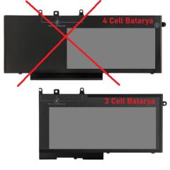 FitCell Dell Latitude 5591, 15 5591, 15-5591,P60F, P60F002 Uyumlu Batarya Pil - 3Cell