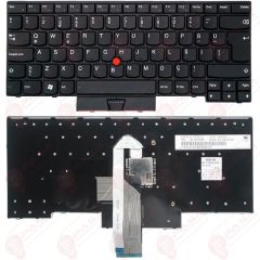 Lenovo ThinkPad Edge E430c, 3365, E435, 3256, 3469 Klavye Siyah TR