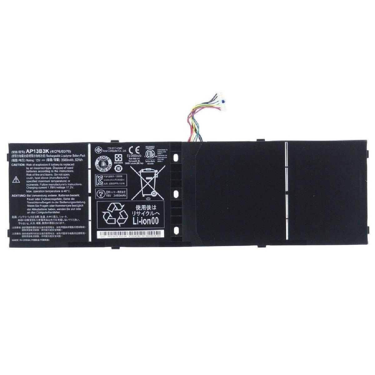 FitCell Acer Aspire ES1-511, ES1-511-C4SY, ES1-511-C8GU Ver.3 Uyumlu Batarya Pil