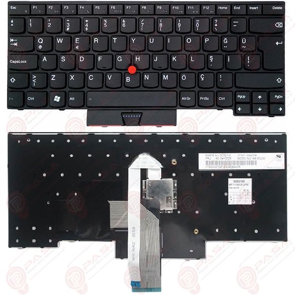 Lenovo ThinkPad T430u, 3351, 3352, 3353, 6273, 8614 Klavye Siyah TR