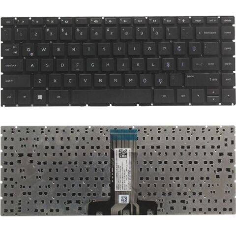 Hp Pavilion 14-CE3006NT, 14-CE3007NT Klavye Tuş Takımı Türkçe Siyah Q Notebook Klavye
