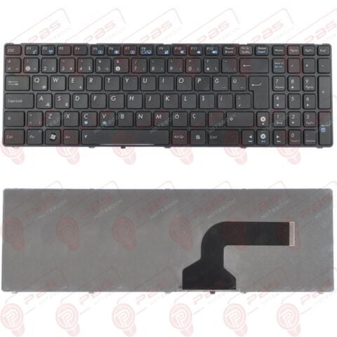 Asus X54C-SX070R, X54H-SX113R, X54HY-SX011D, X54HY-SX011R Klavye Tuş Takımı Tuş Seti Siyah Türkçe
