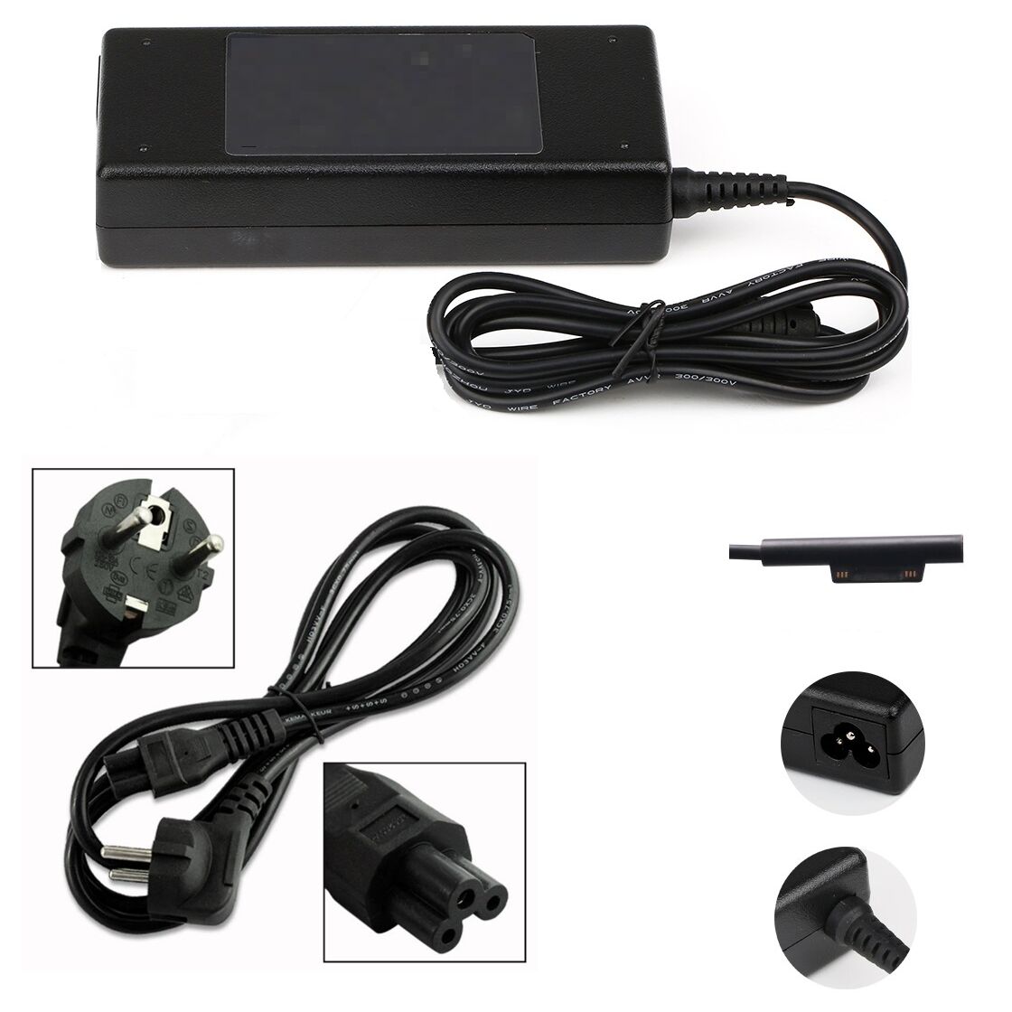 Microsoft Surface CR7-00001, CR7-00005 Uyumlu 12v 2.58a 31w Adaptör Şarj Aleti Şarj Cihazı