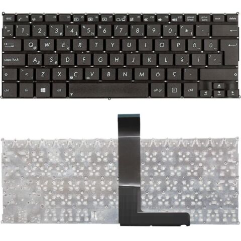 Asus 0KNB0-1123UK00, 0KNB0-1123US00, 0KNB0-1124US00 Uyumlu Klavye Tuş Takımı Tuş Seti Siyah Türkçe