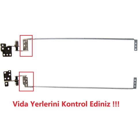 Asus A550L, A550LA, A550LAV, A550LB, A550LC, A550LD, A550LDV, A550LN, A550LNV Uyumlu Menteşe Sağ Sol