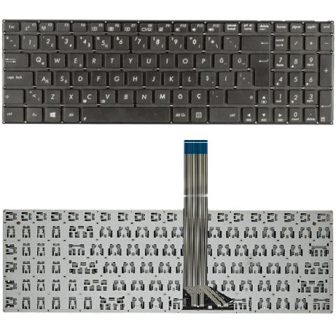 Asus S56CA-DH51, S56CM-XX033H, S56CM-XX079H Klavye Tuş Takımı Tuş Seti Siyah Türkçe