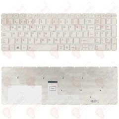 Toshiba Satellite P50-C-10G, P50-C-110 Klavye Beyaz Tuş Takımı TR Q Dizüstü Klavye