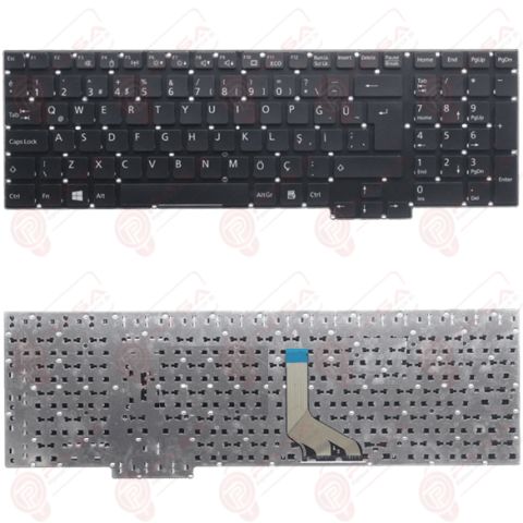 Fujitsu MP-11L66003D851W, CP612621-01 Klavye Tuş Takımı Tuş Seti Siyah Türkçe